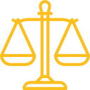 Ikona wagi – symbol prawa